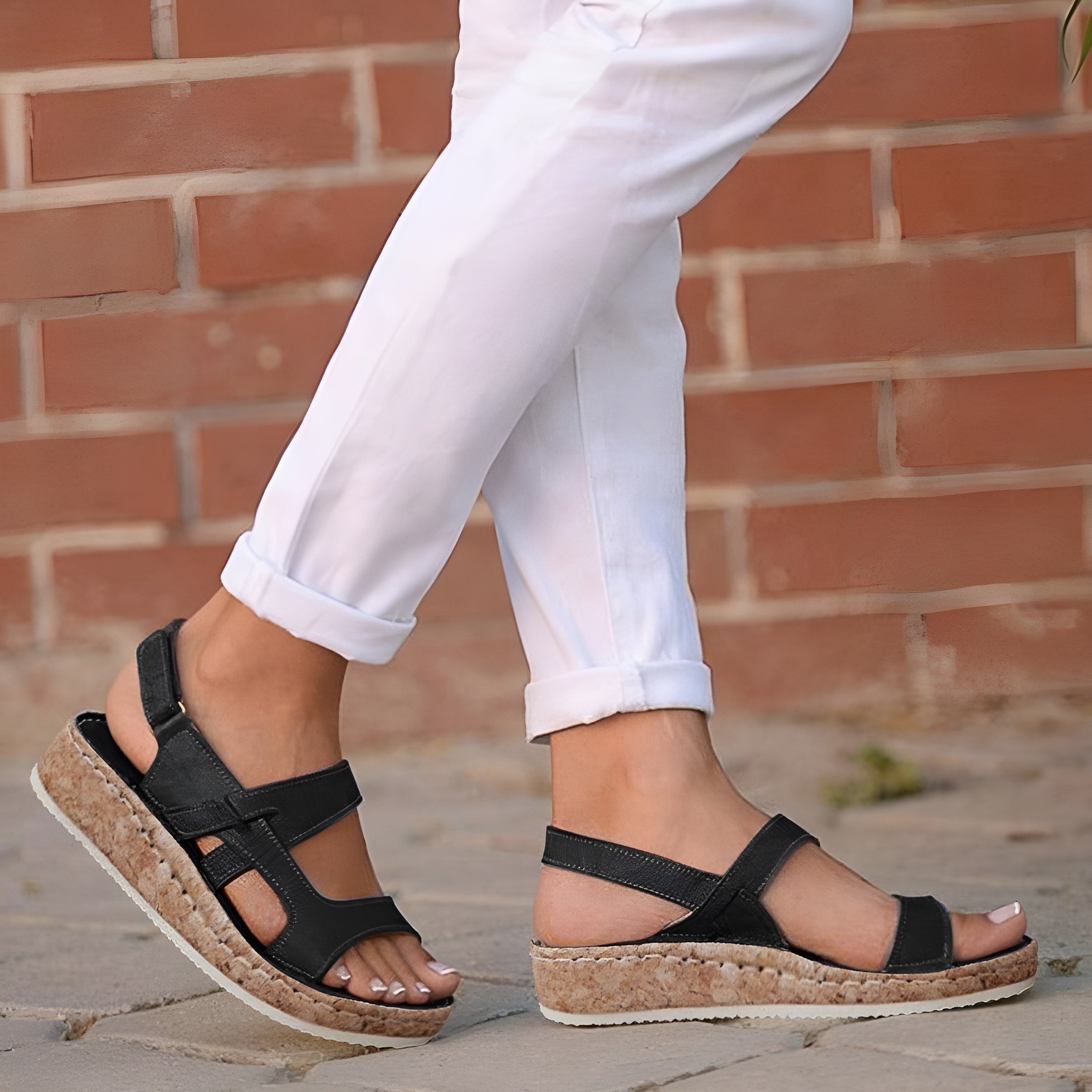 Dames stijlvolle sandalen voor casual dagelijks gebruik - orthopedische sandalen voor ultieme ontspanning