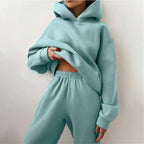 2-delige loungewear set - gezellige hooded tracksuit voor dames
