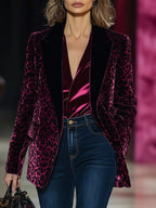 Velvet blazer - stijlvolle dames avondjas