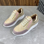 Dames casual sneakers - gezellige veterschoenen voor alledag