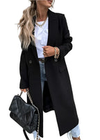 Wollen winterjas voor dames - lange jas met een klassieke stijl - Bakkermode.nl