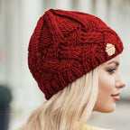 Gebreide beanie - stijlvol dames winterhoed