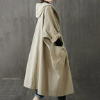Oversized trenchcoat - trendy lange damesjas met zakken