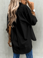 Dames casual shirt lichtgewicht lange mouwen blouse - veelzijdige dagelijkse stijl voor modieuze vrouwen