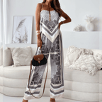 Dames jumpsuit - elegante wijde pijpen voor stijlvolle zomer gelegenheden