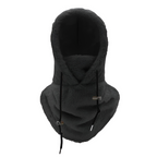 Fleece snood met capuchon - warme dames winter sjaal