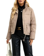 Dames pufferjack - lichte gewatteerde jas voor chique winterlook