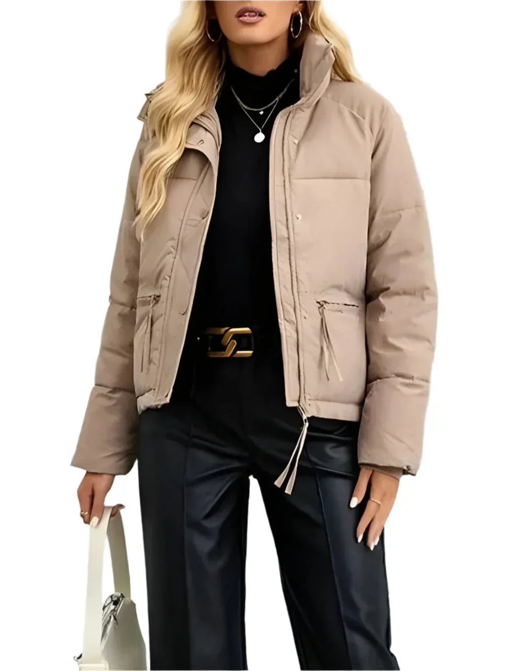 Dames pufferjack - lichte gewatteerde jas voor chique winterlook