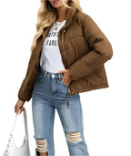 Dames pufferjack - lichte gewatteerde jas voor chique winterlook