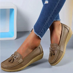 Dames casual loafers - comfortabele schoenen voor dagelijks gebruik - trendy instappers met zachte zool