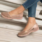 Dames slip-on flats voor dagelijks gebruik - stijlvolle orthopedische schoenen voor casual uitstapjes