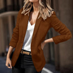 Chique dames blazer - tailored jack voor verzorgde kantoor- en casual looks