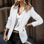 Chique dames blazer - tailored jack voor verzorgde kantoor- en casual looks