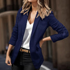Chique dames blazer - tailored jack voor verzorgde kantoor- en casual looks
