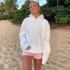 Grafische hoodie - dames 'laten we de zonsondergang bekijken' casual sweatshirt