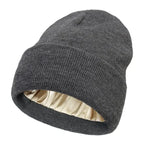 Gebreide beanie - dames zachte stretch wintermuts