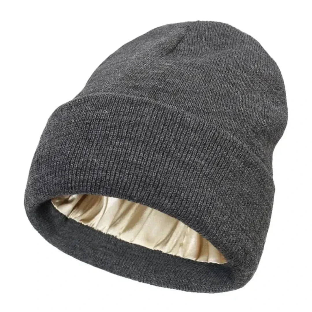 Gebreide beanie - dames zachte stretch wintermuts