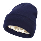 Gebreide beanie - dames zachte stretch wintermuts