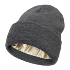 Gebreide beanie - dames zachte stretch wintermuts