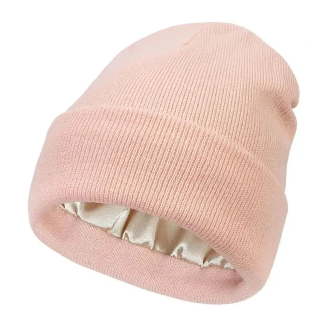 Gebreide beanie - dames zachte stretch wintermuts
