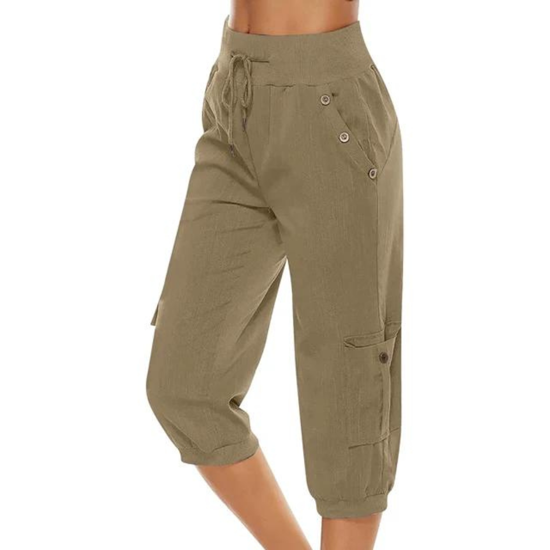 Dames cropped pantalons - moderne en gezellige casual broeken