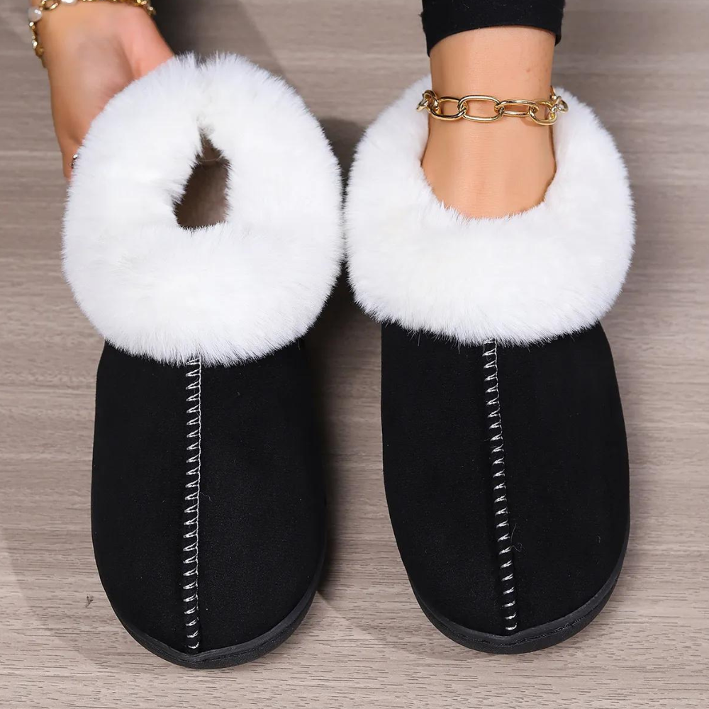 Dames slippers - warme en zachte binnenschoenen