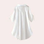 Losse blouse - stijlvolle v-hals top voor dames