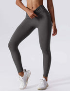 Dames hoge taille leggings - zachte stretch fitnessbroek