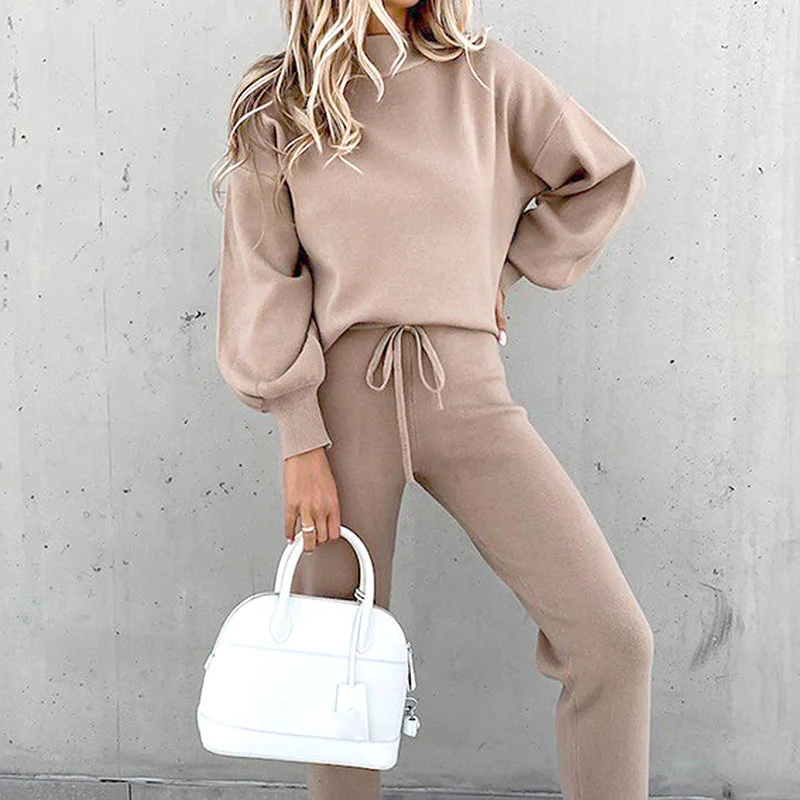 2-delige lounge set - trendy dames tracksuit met oversized jacket