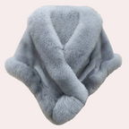 Luxe nepbont sjaal - elegante omslag voor dames